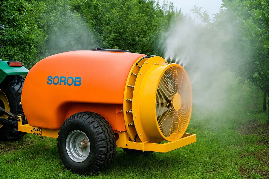traction-type air-blast sprayer 